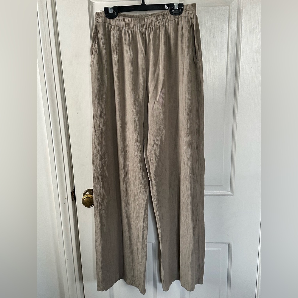 Nasty Gal Tan Comfy Pants